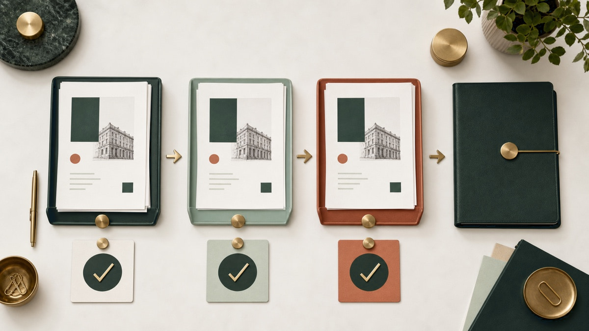 Tactile workflow showing Standard, Enhanced and High-attention content review